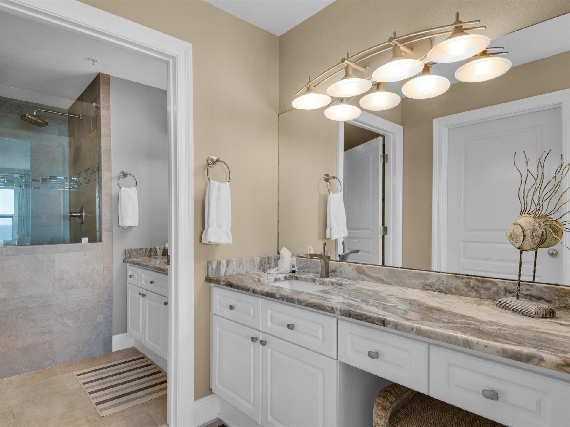 Primary Bath with vanity