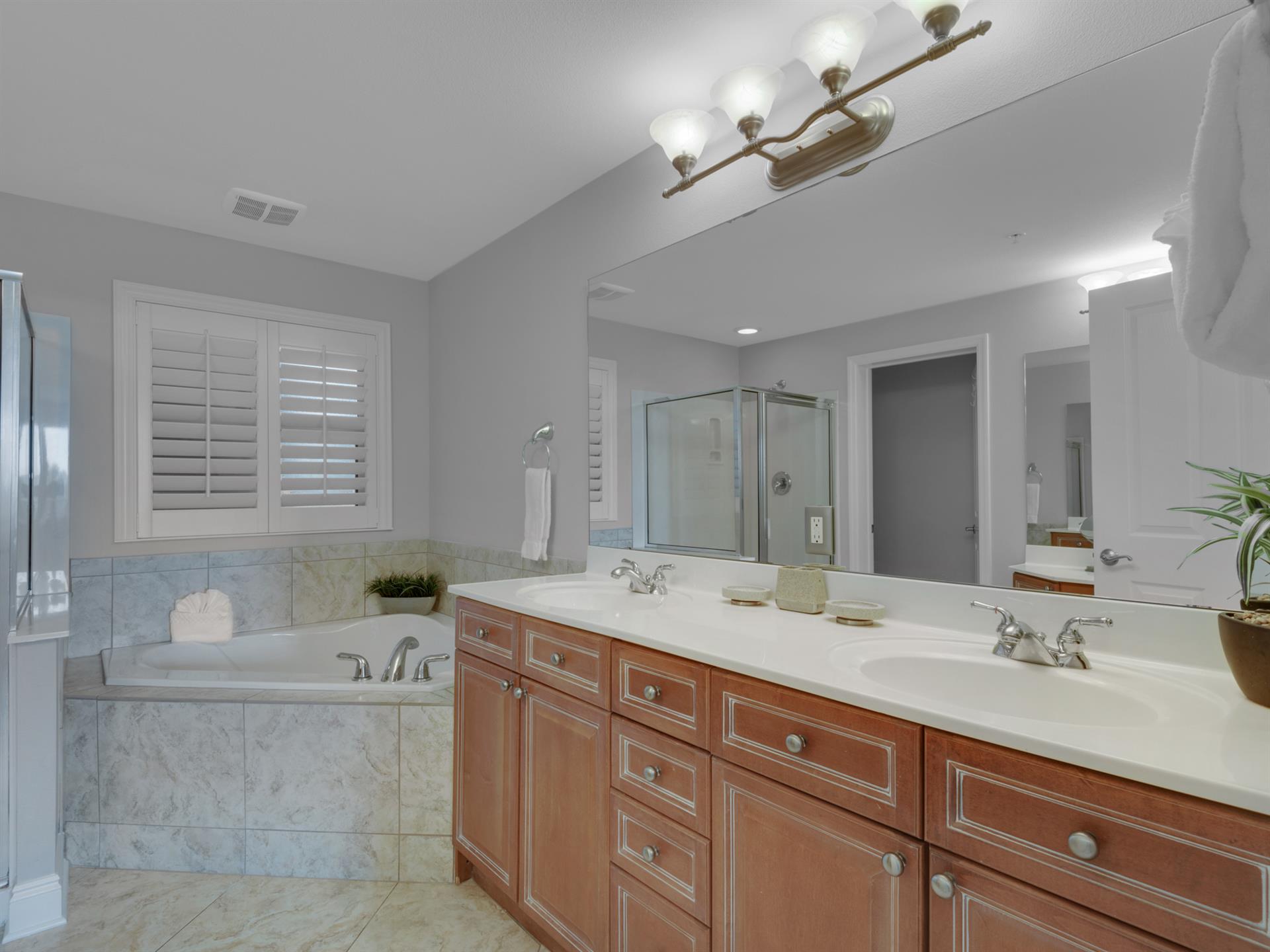 Primary Bathroom with Double Vanity