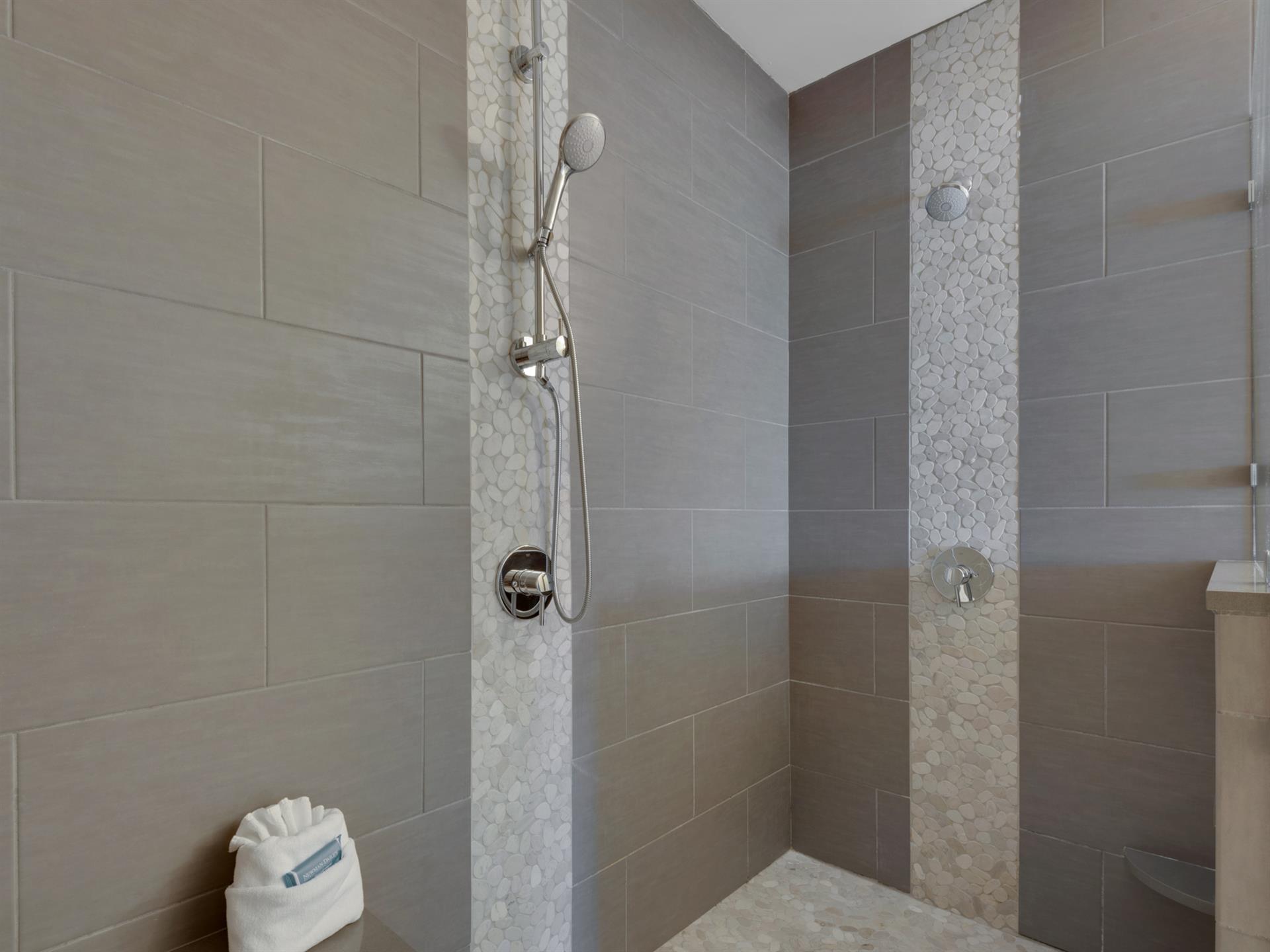 Primary Bathroom Walk in Shower