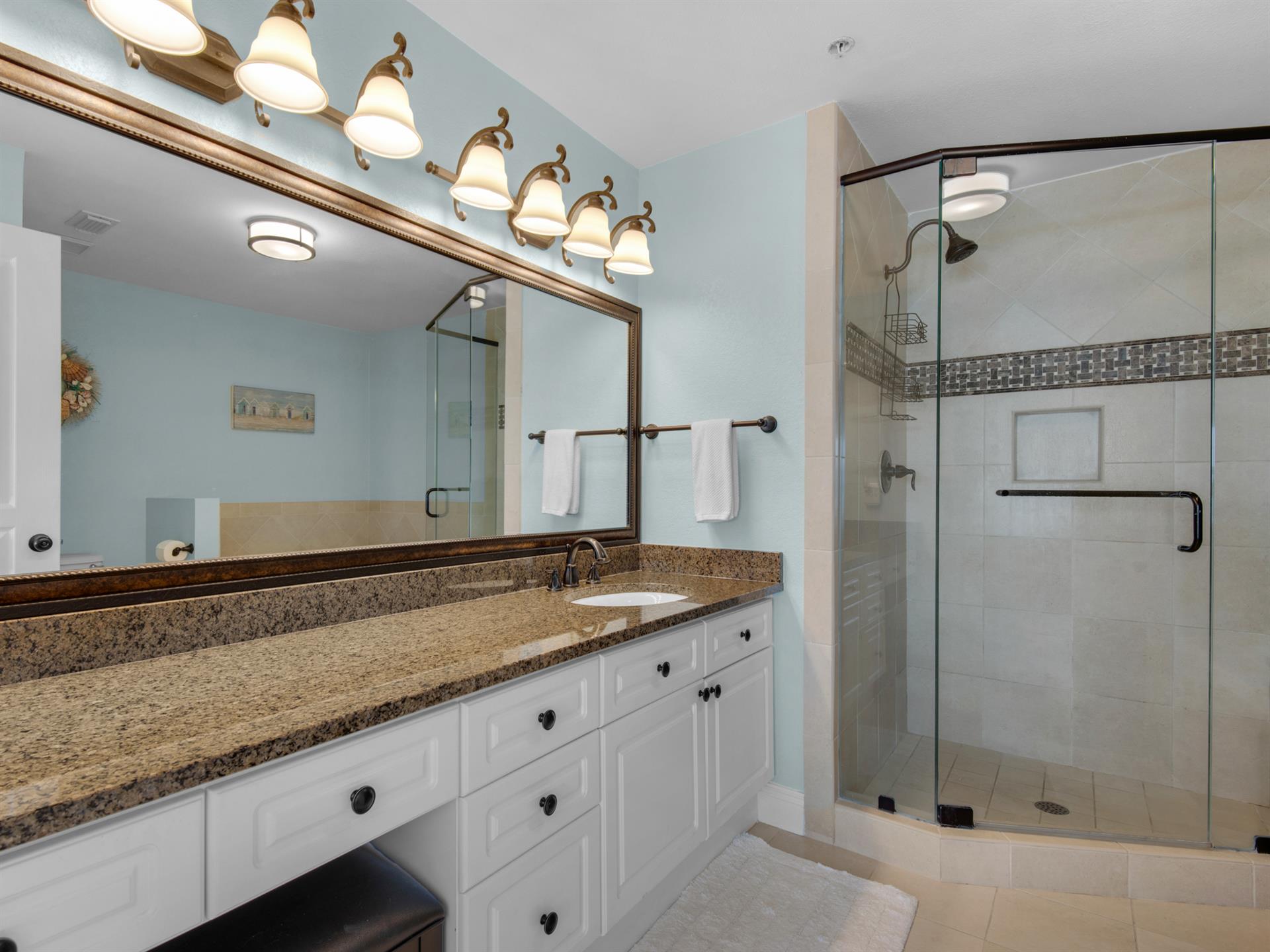 Primary Bath with Walkin Shower