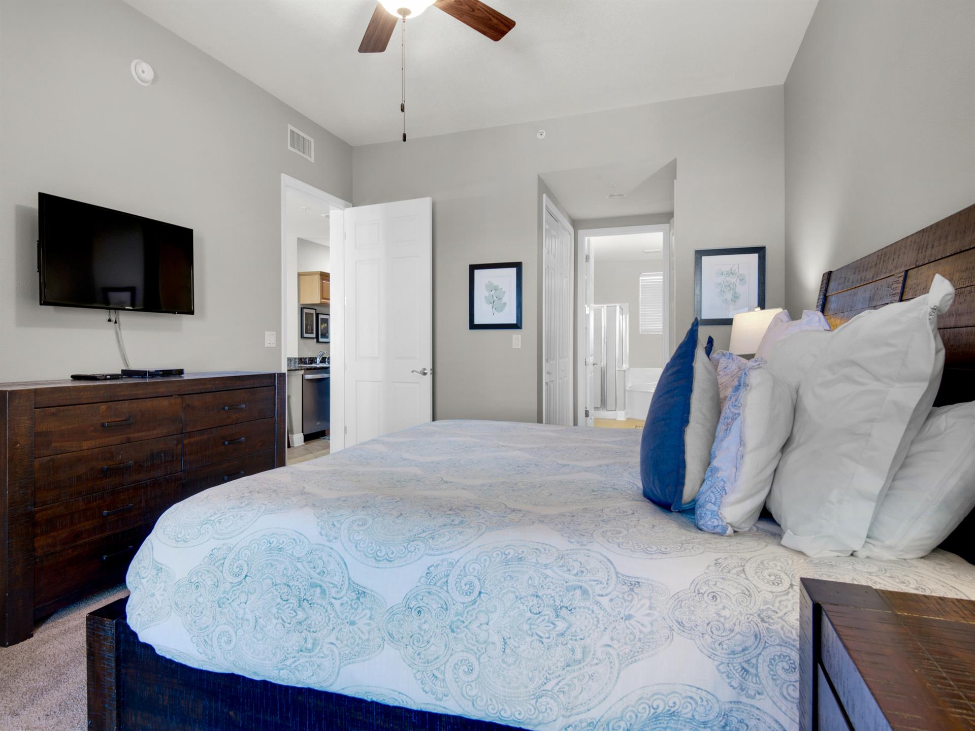 Primary with Flat Screen TV