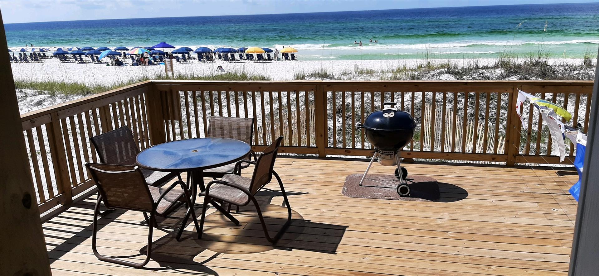 Gorgeous Gulf views from primary balcony