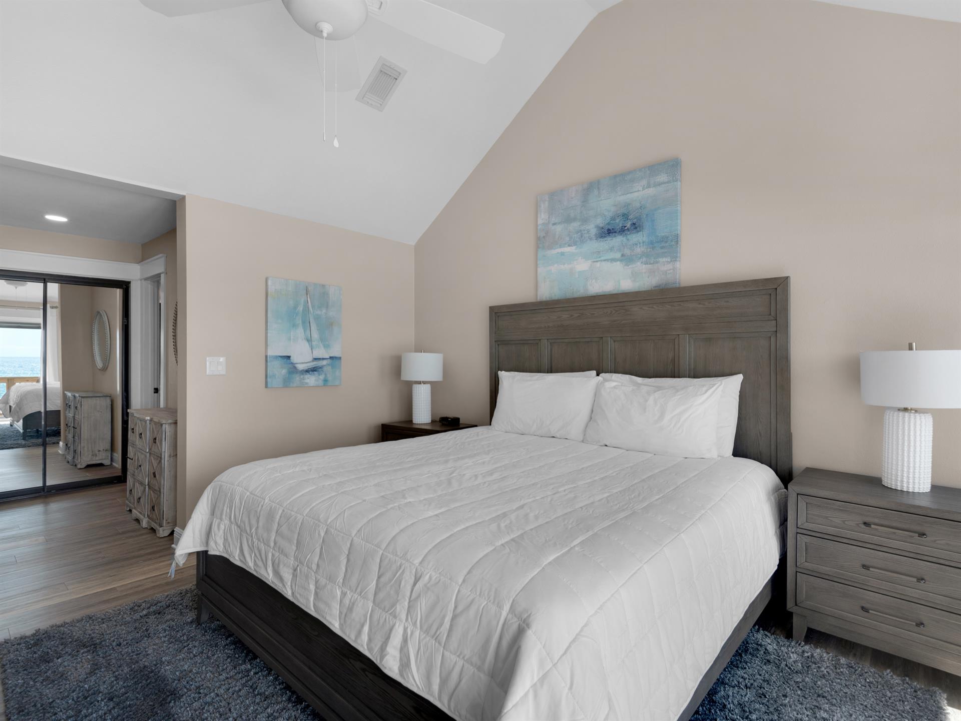 2nd floor Primary bedrom with king bed