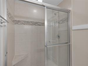 Primary bathroom walk in shower