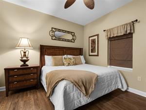 Primary bedroom with king bed