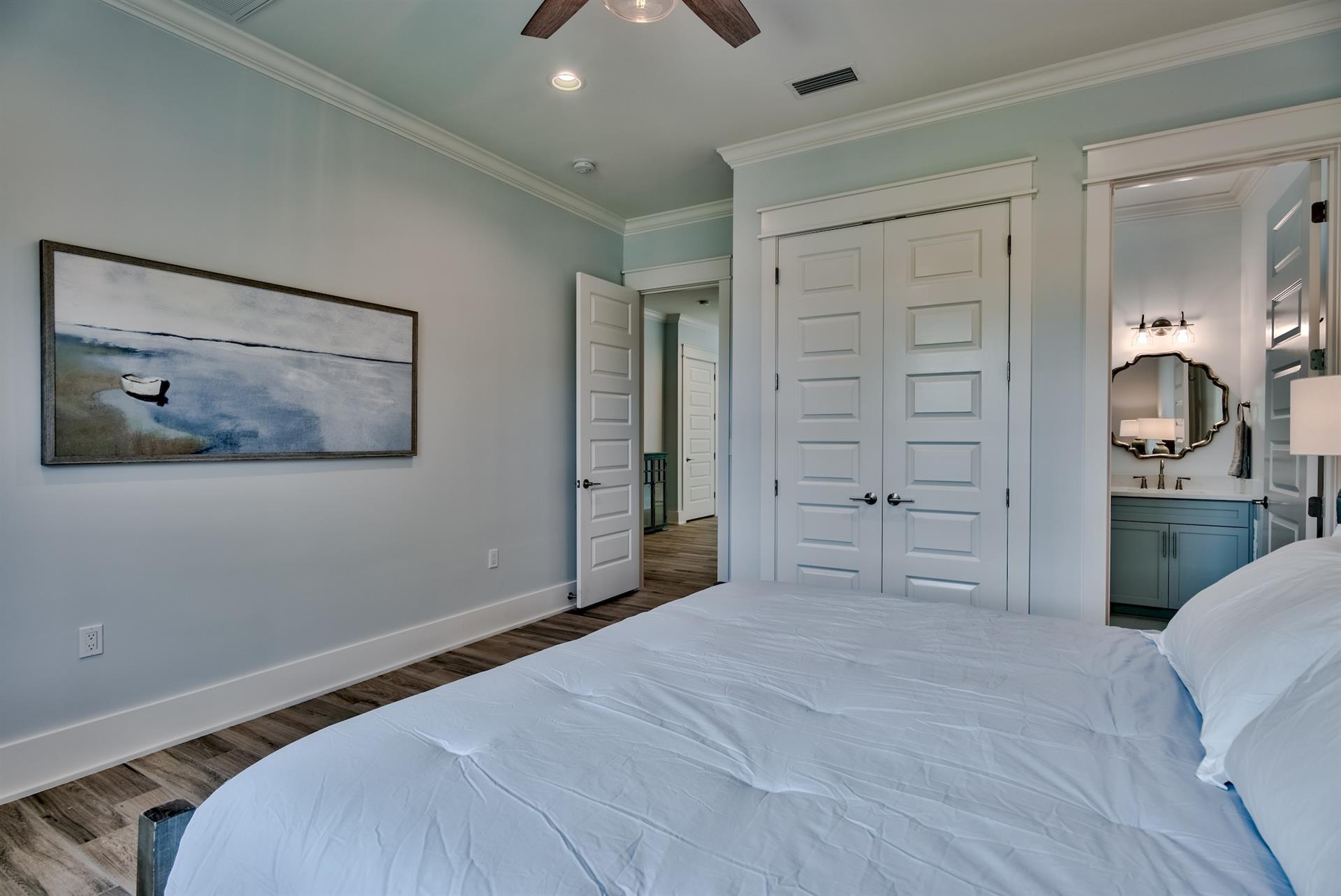 2nd floor king primary bedroom with private bathroom