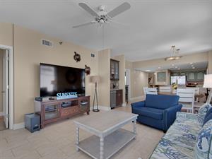 Living Area with Flat Screen TV