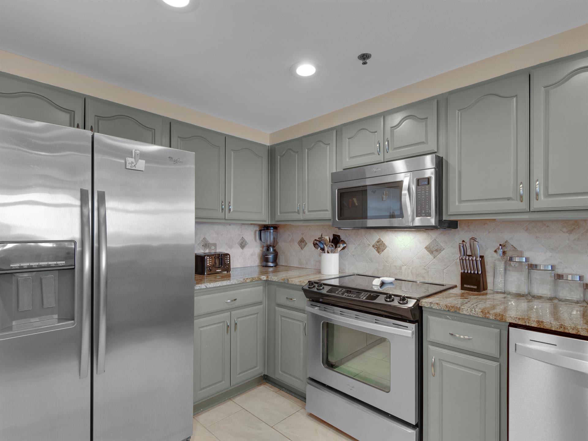 Kitchen with Stainless Steel Appliances