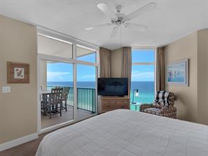 Master Bedroom with King Bed and Stunning Gulf Views