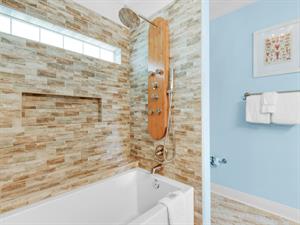 Primary Bathroom on Main Floor with Rain Shower Head