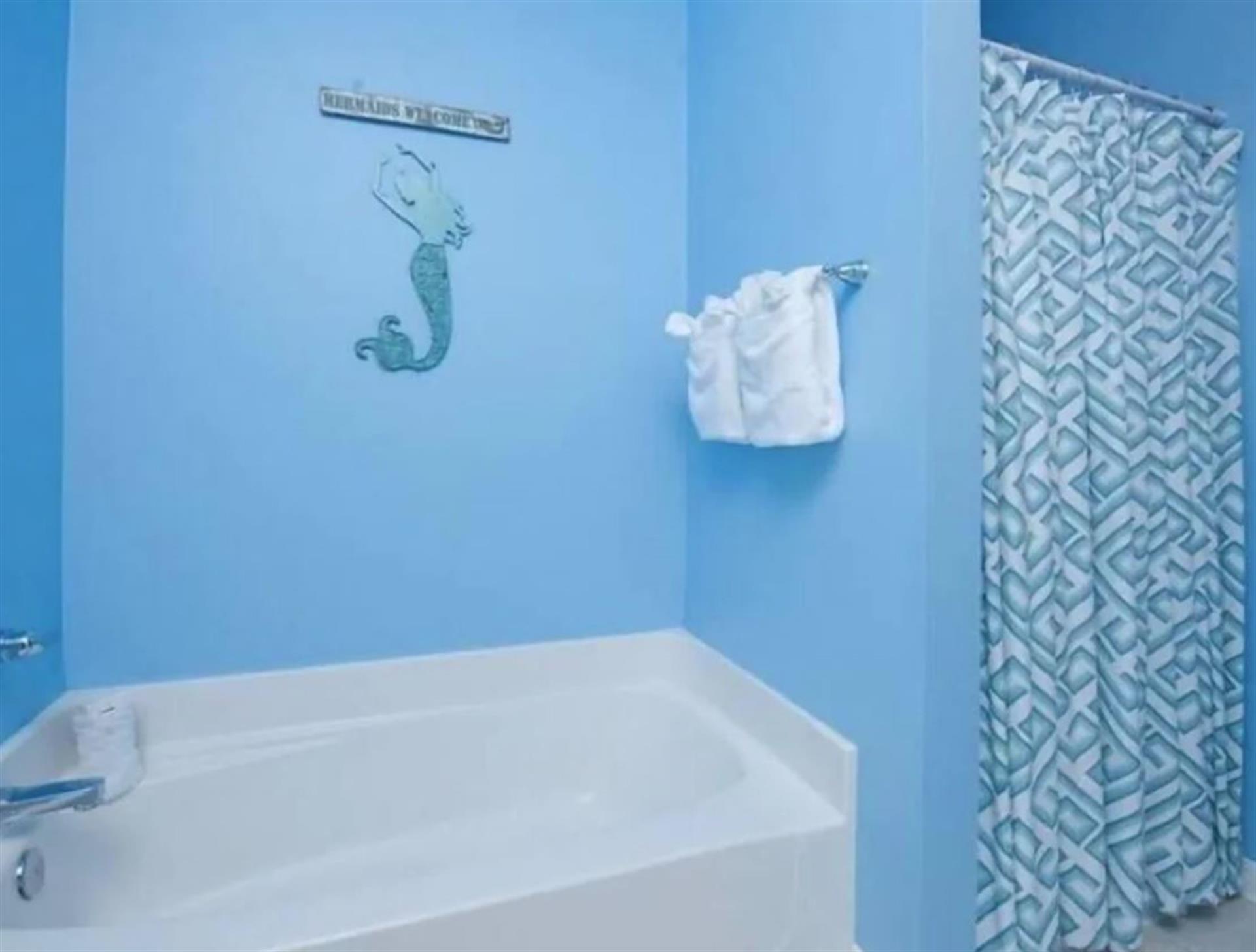 Primary Bathroom with shower and soaking tub