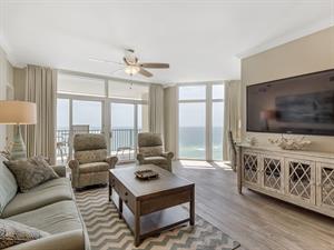 Living Area with Flat Screen TV