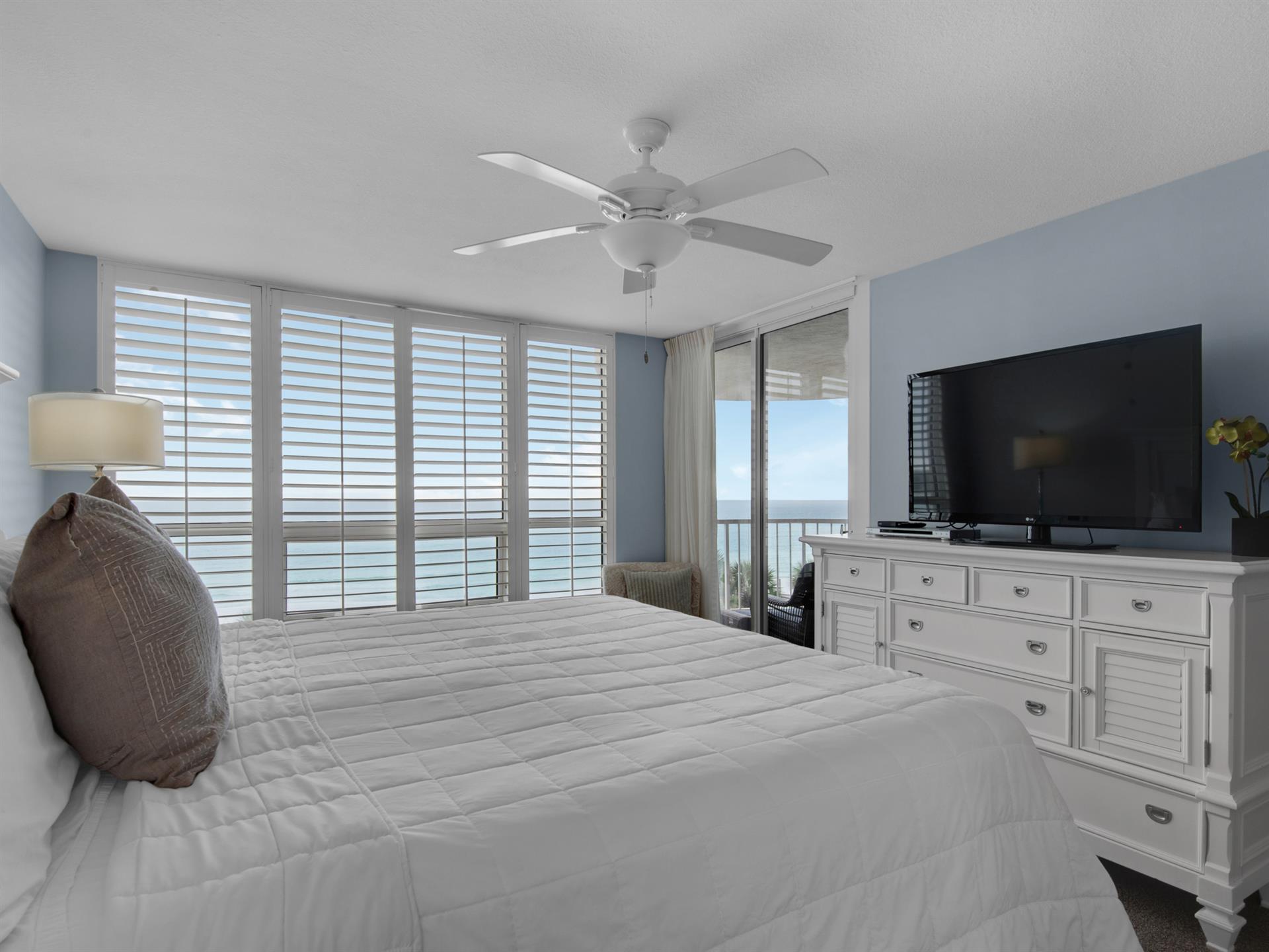 Gulf Views from Primary Bedroom