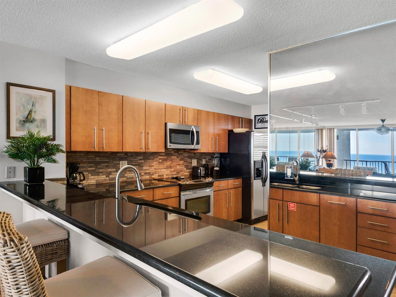 Kitchen with Bar Seating
