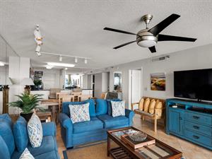 Living Area with Flat Screen TV