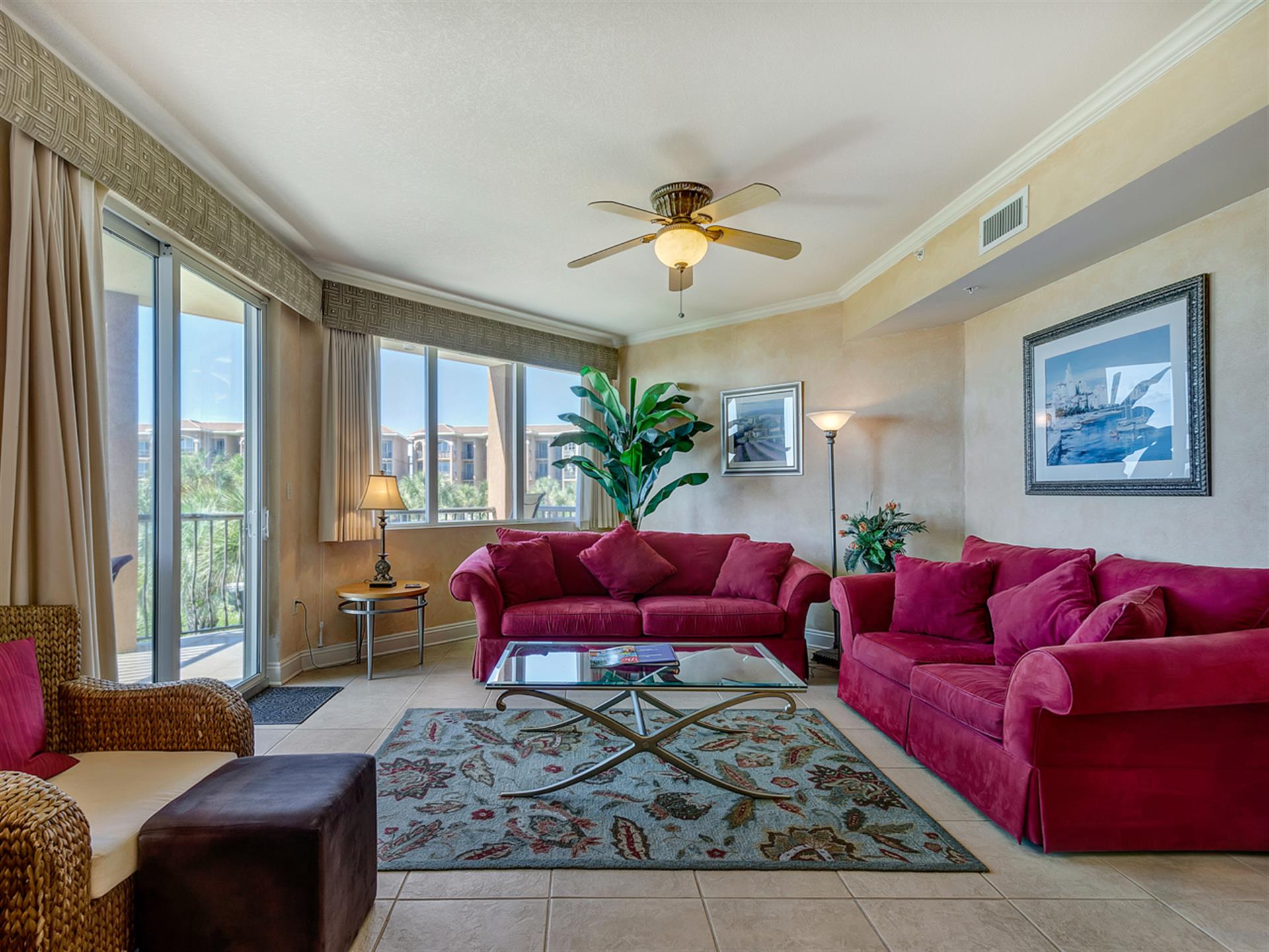 Living Room with Balcony
