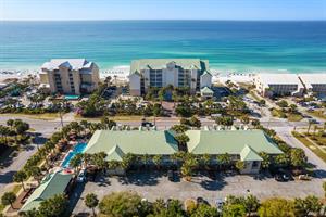 Ariel View of Caribbean Dunes Complex with Beach Across the Street