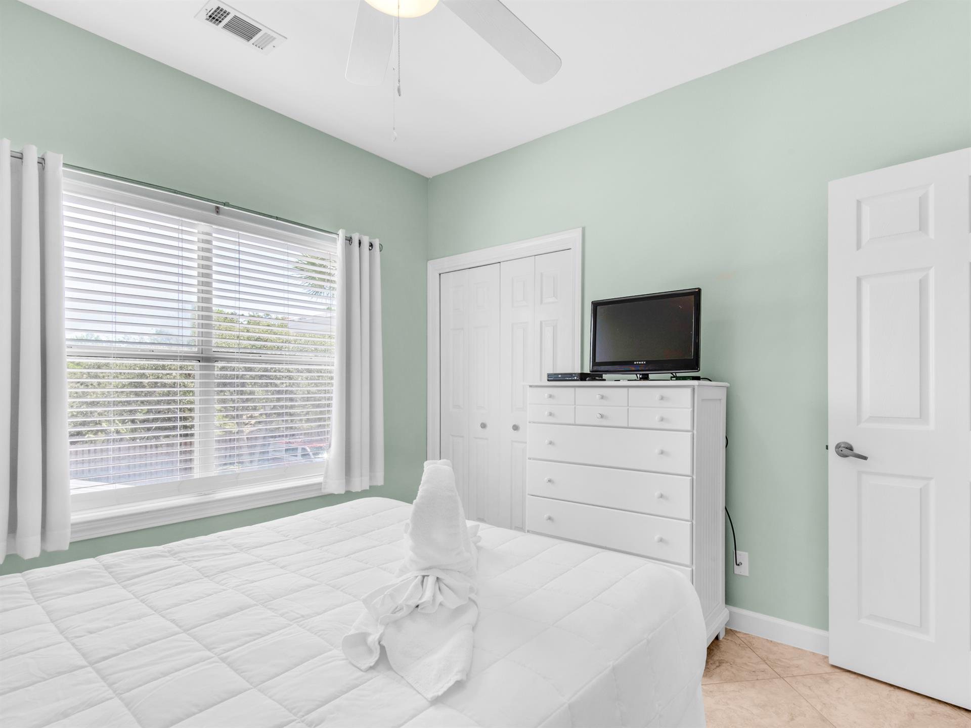 Flat Screen TV in Front Guest Bedroom