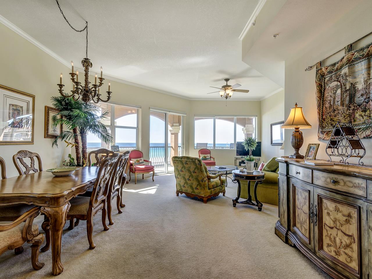 Living Room and Dining Room