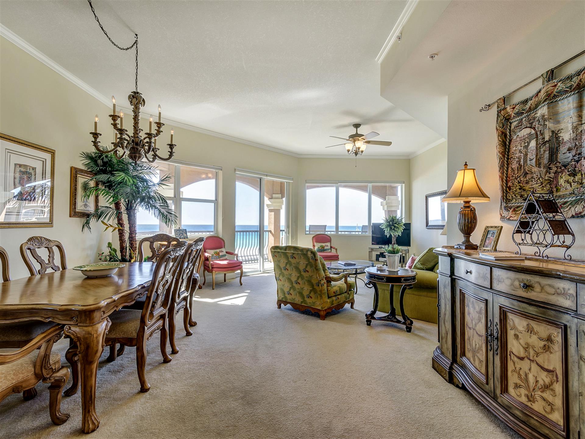 Living Room and Dining Room