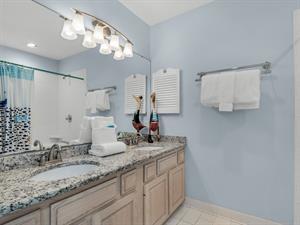 Double Vanity in Loft Bath