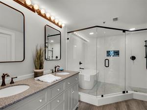 Master Bathroom with Double Vanity