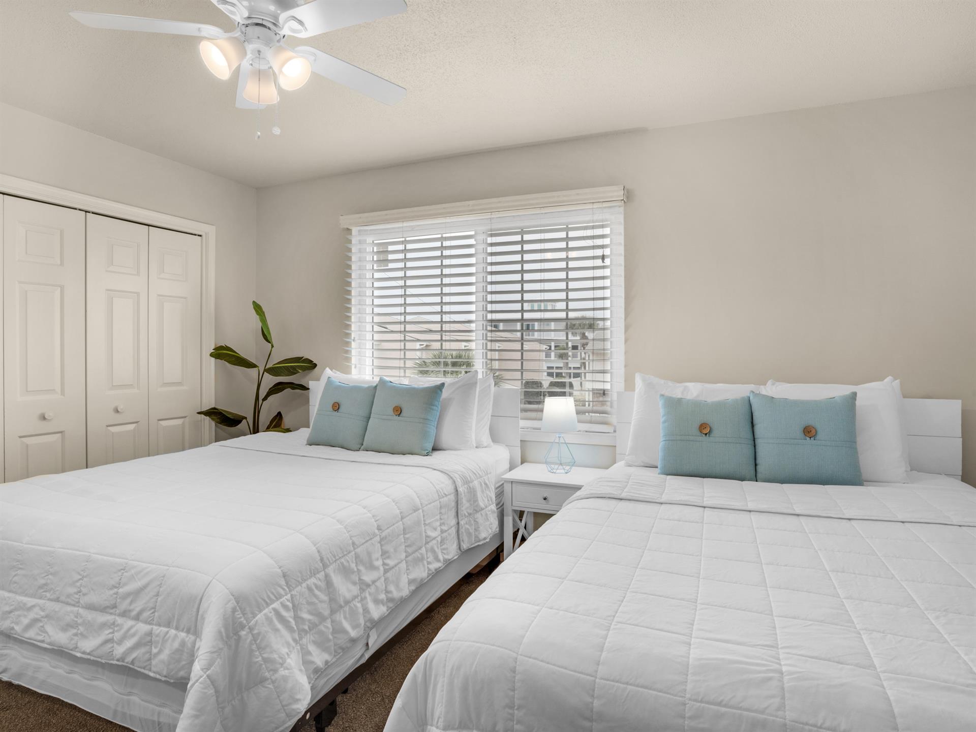 Guest Bedroom on 2nd Floor with 2 Queen Beds