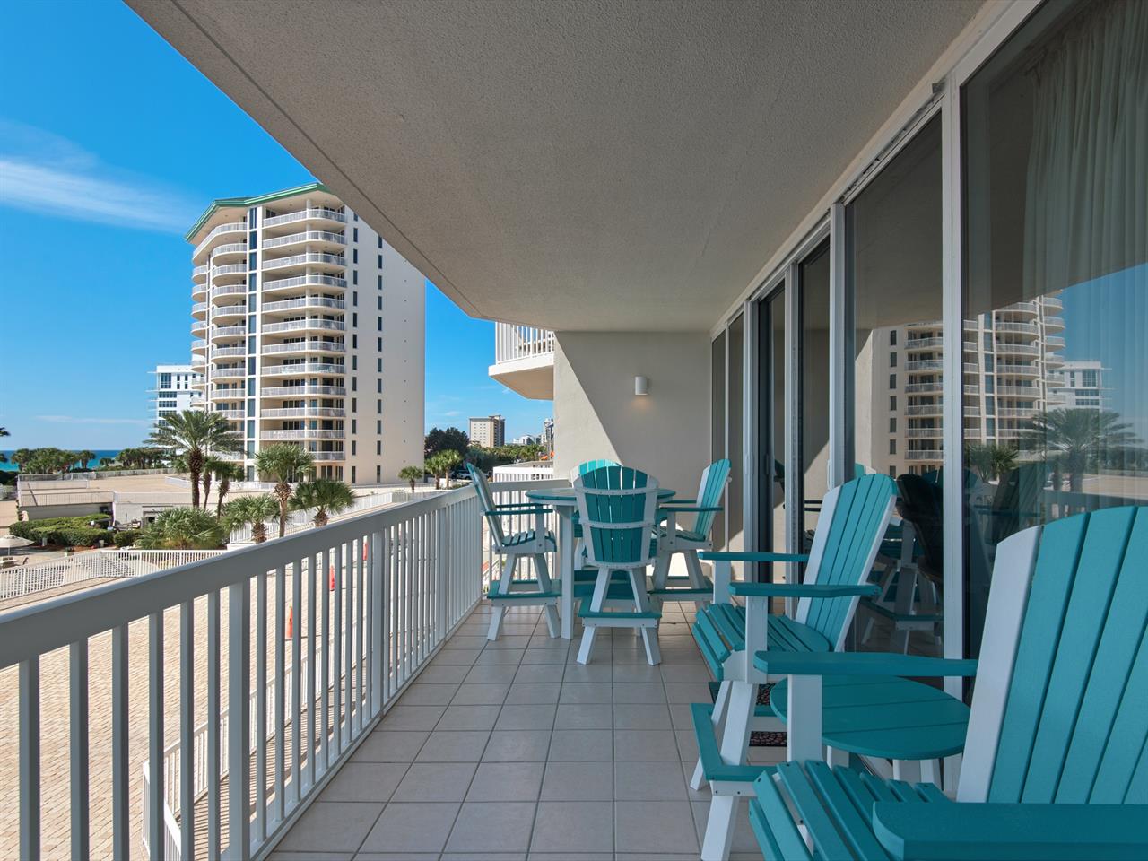 Private Balcony off Master and Living Area
