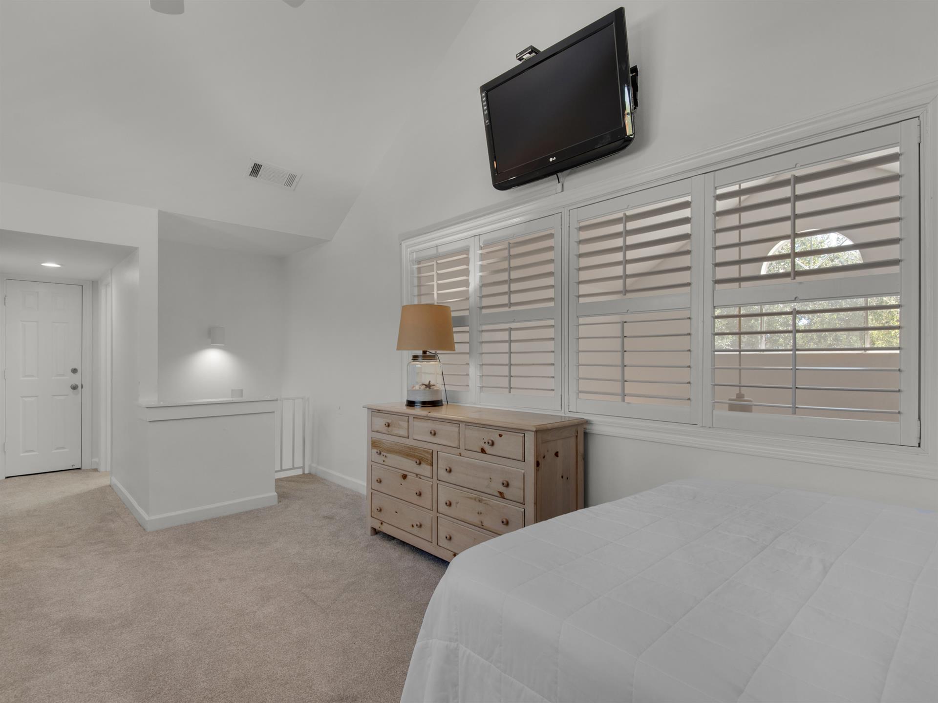 Flat Screen TV in Loft