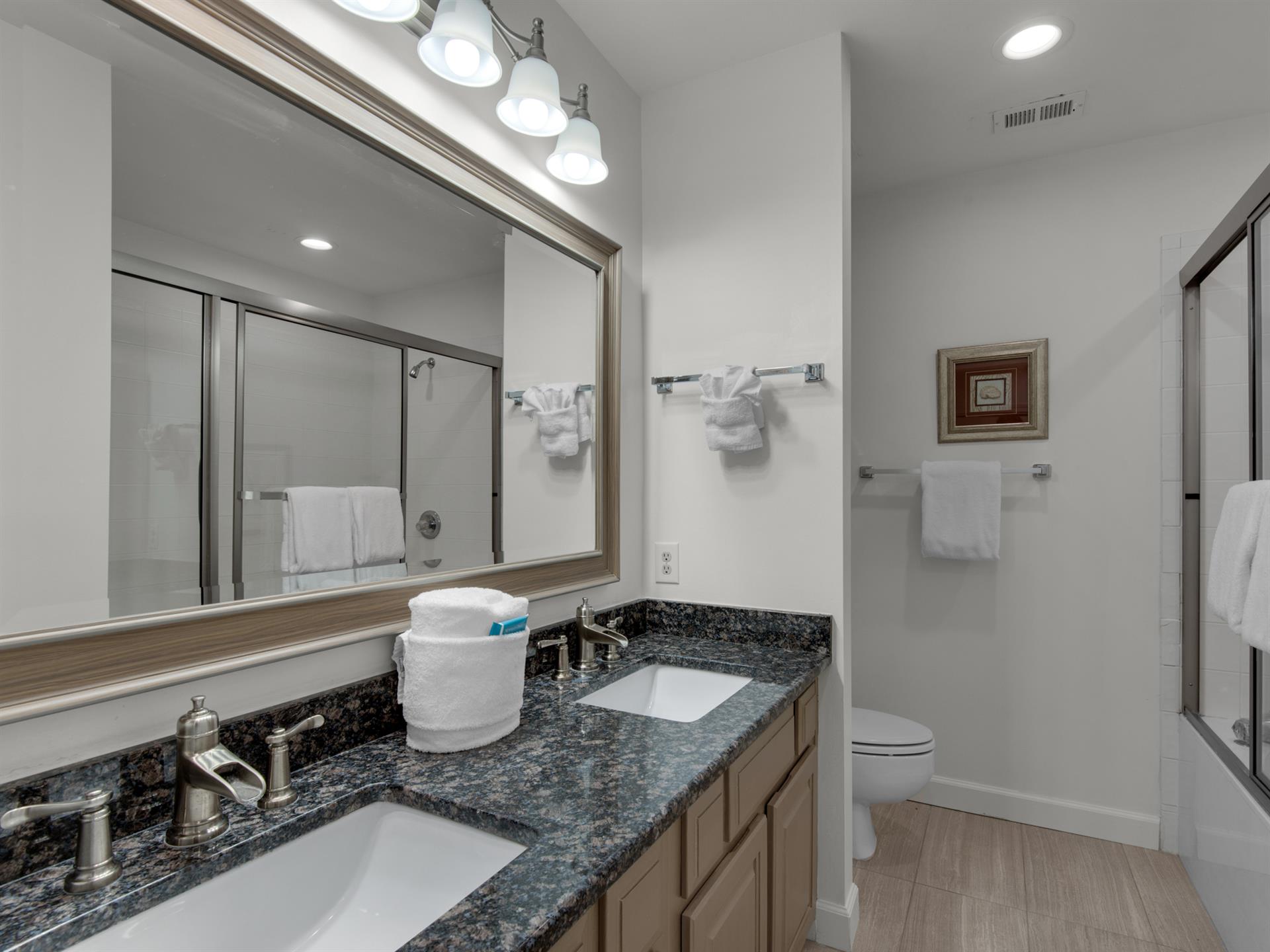 Bathroom in Loft with Double Vanity