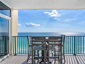 Private Balcony off Living Area and Master