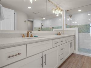 Master Bathroom with Double Vanity