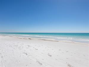 Frangista Beach community beach area