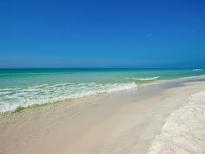 Frangista Beach community beach area