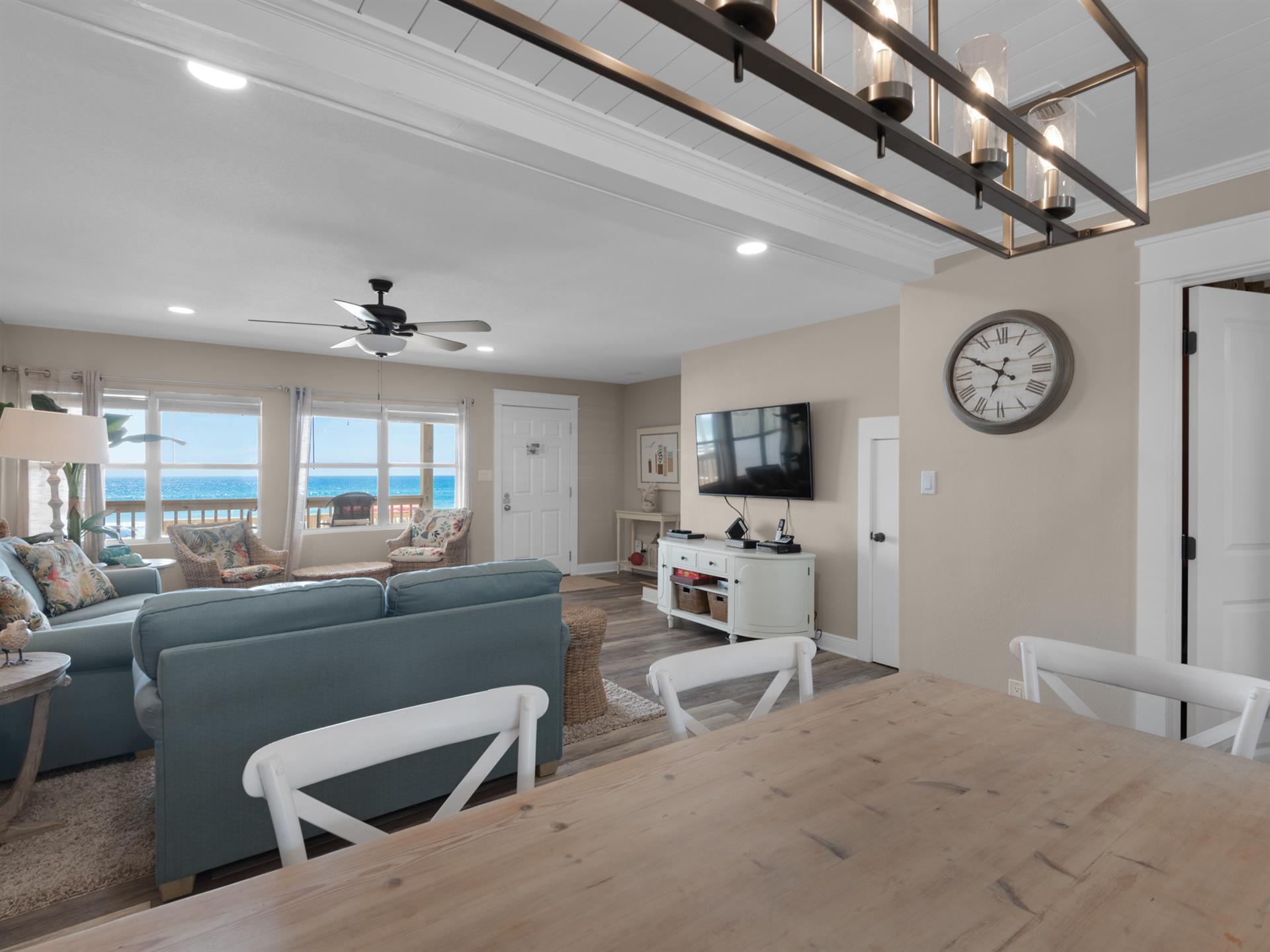 Dining and living area