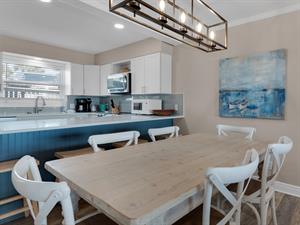 Dining area with additional breakfast bar seating