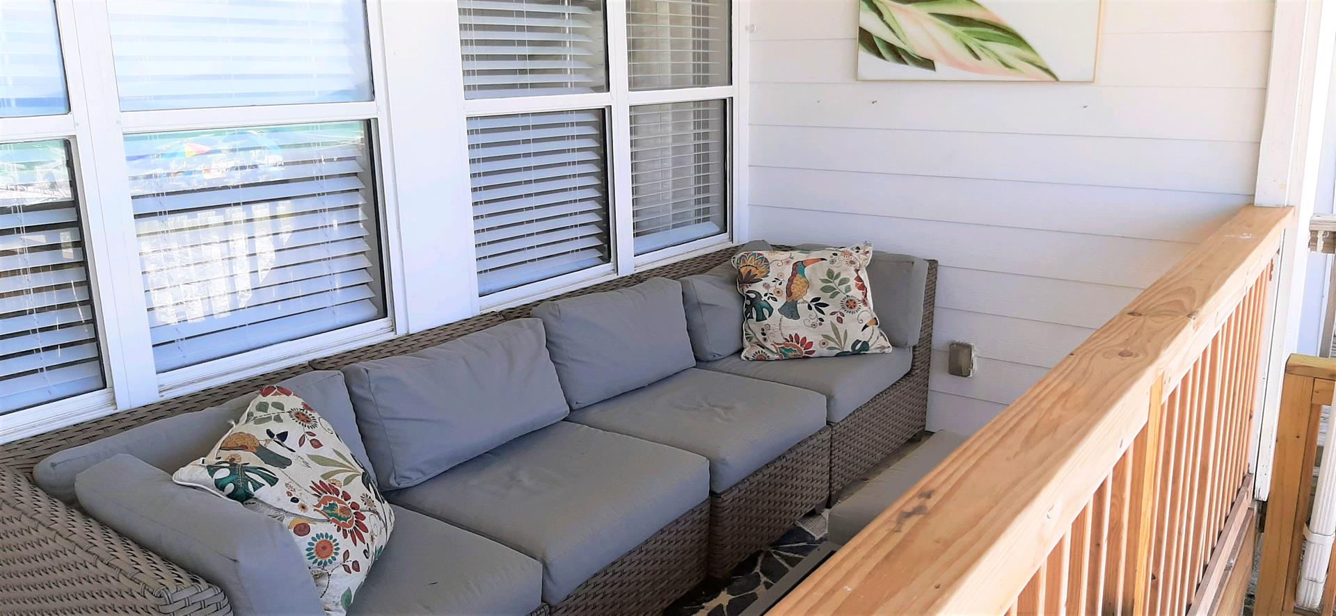 Covered patio off living area