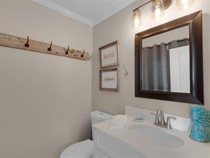 1st Floor guest bathroom and laundry area