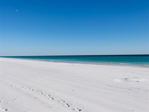 Beautiful water and soft sand