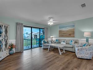 Living Area on 2nd Floor with Private Balcony