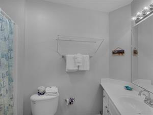 Primary Bathroom with regular tub shower combo