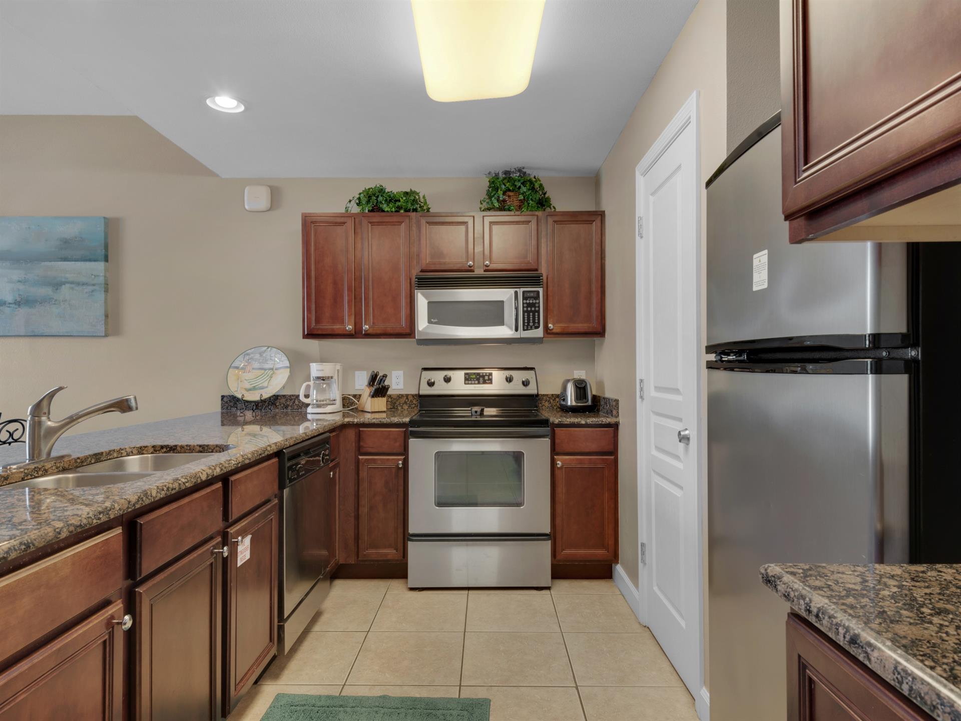 Kitchen with Stainless Steel Appliances
