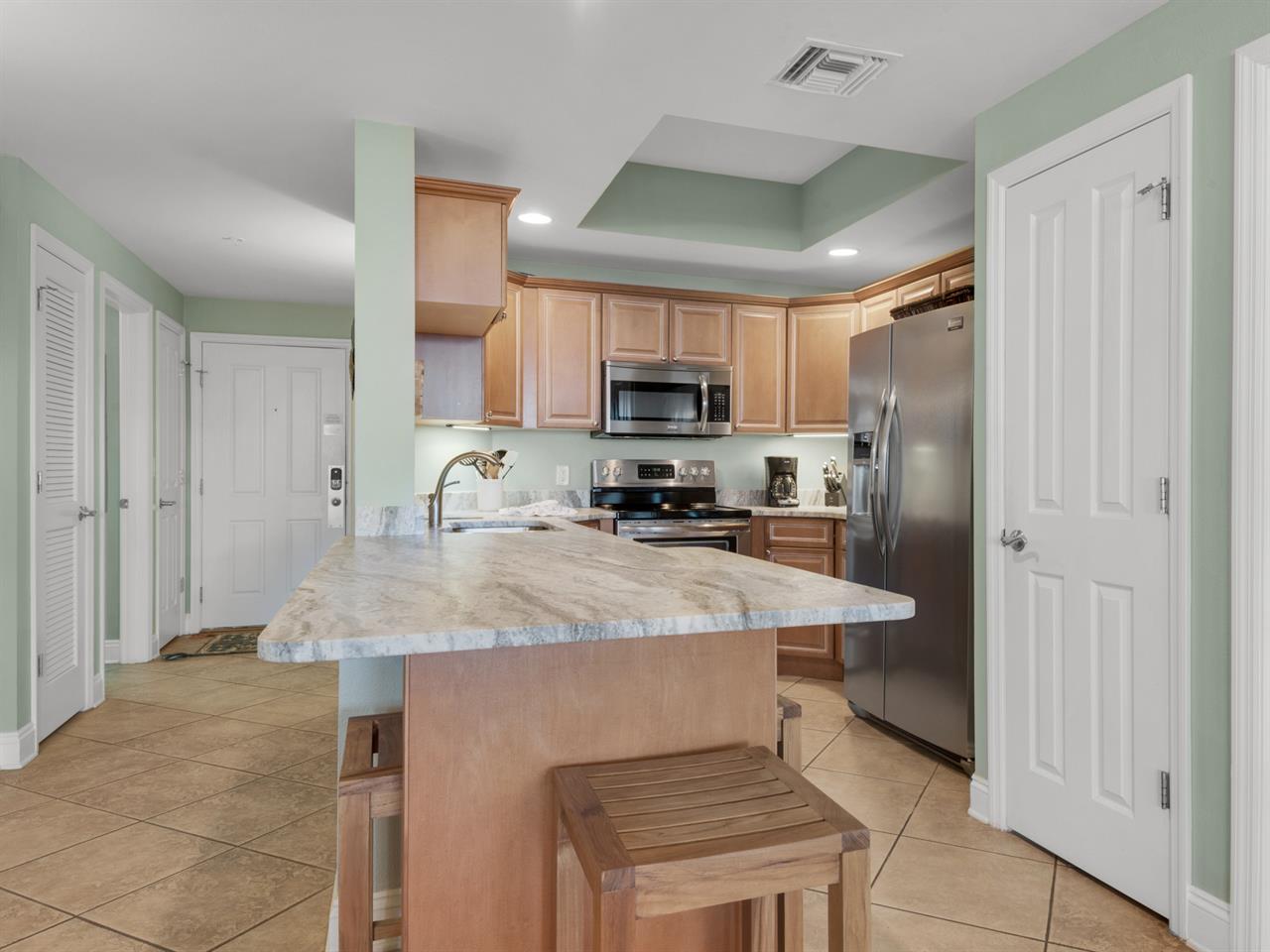 Kitchen with Bar Seating