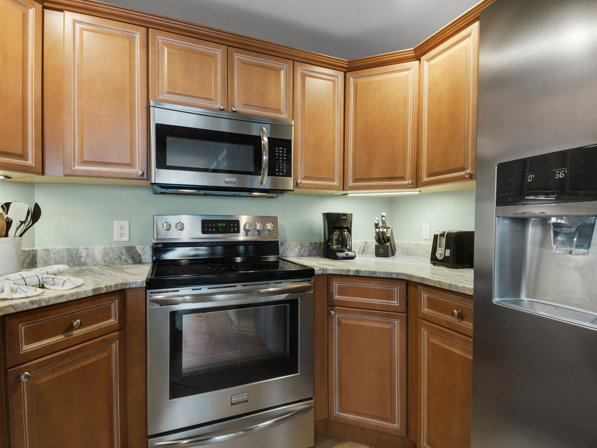 Kitchen with Stainless Steel Appliances