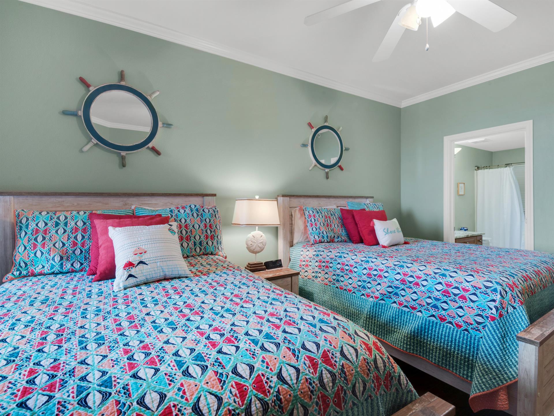 Guest Bedroom with 2 Double Beds