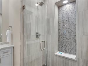 Beautiful Walk in Shower in Primary Bath