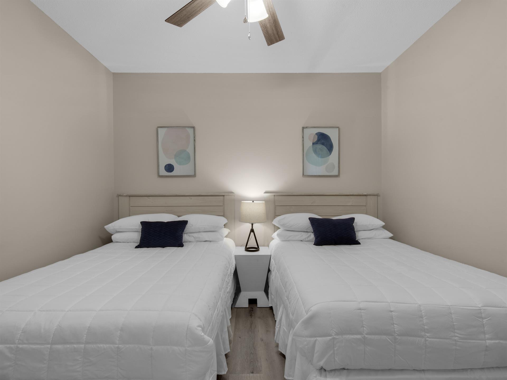 Guest Bedroom with 2 full beds