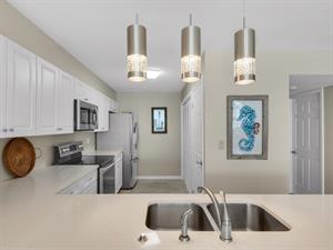 Kitchen view from dining room