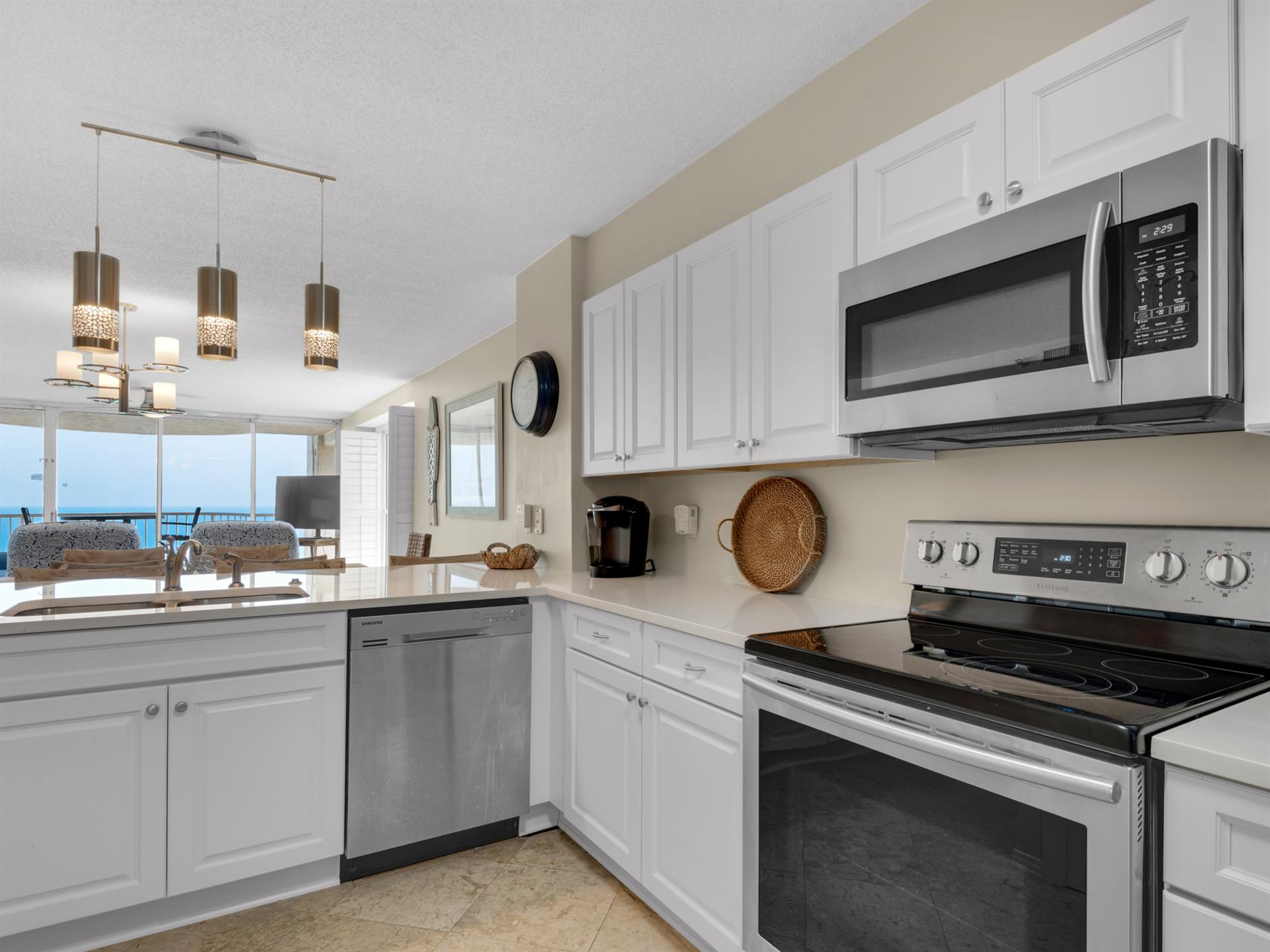 Fully stocked kitchen