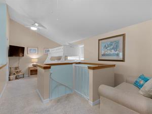 Flat Screen TV in Loft Bedroom